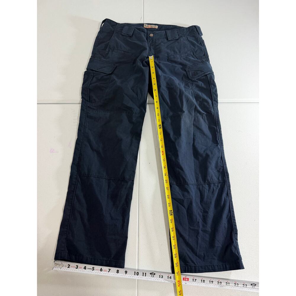 5.11 Tactical Pants Women’s Size 14 Regular Navy Cargo Stryke Ripstop - Picture 2 of 5